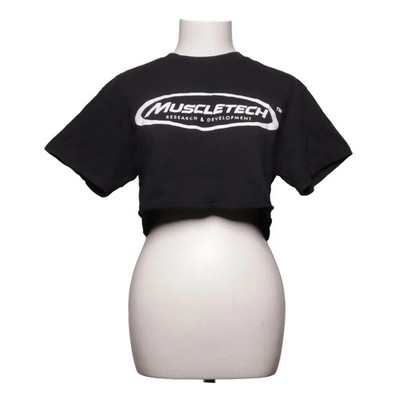 MuscleTech, T-shirt, Größe: M/L, Schwarz, Damen #qxn