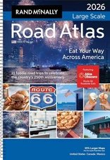 2026 Rand McNally Large Scale Road Atlas: Lsra by Rand McNally (English) Paperba