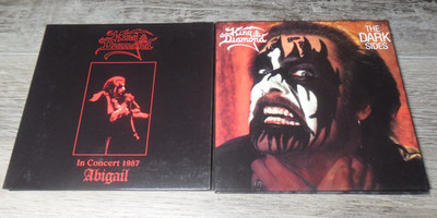 King Diamond ~ Lot 2 CD's Digipaks The Dark Sides & In Concert 1987 Abigail