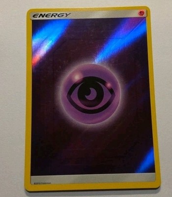 Pokemon Psychic Energy 2019 Reverse Holo Hidden Fates