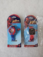 Marvel Kids Spiderman LCD/ LED Watch Lot of 2...