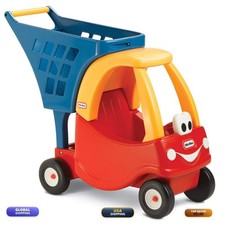 Little Tikes Cozy Shopping Cart Red/Yellow