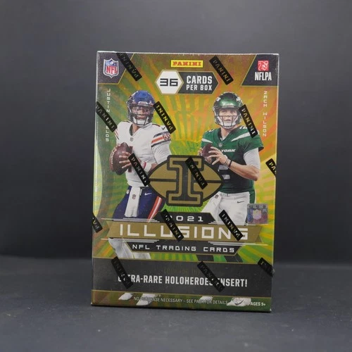 2021 Panini Illusions NFL Football Blaster Box 36 Cards Sealed Holoheroes?