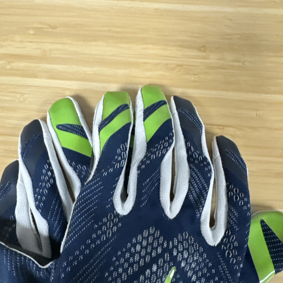Guantes receptores de fútbol americano Nike tejido vapor NFL - Seahawks - PGF409-419 - Talla: XXL Foto 4 de 4