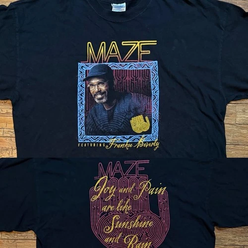Maze Frankie Beverly Shirt Size 2XL Band Tour Funk S Vintage vintage concert t-shirt, vintage, size XXL, single stitch, B+ condition