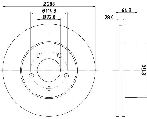 Hella Discofreno 8Dd 355 127-901 - Immagine 2