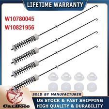 4 Pack Washing Machine Suspension Rods Kit for Whirlpool Amana Maytag W10780048