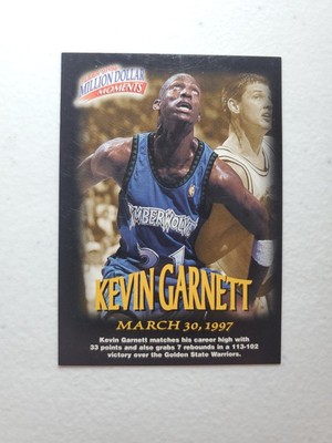 1997-98 Fleer - Million Dollar Moments Contest #8 Kevin Garnett