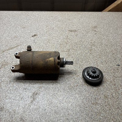 #ad #ad 2006 Kawasaki Brute Force 650 4x4i Starter Motor And Gear Gears Reduction Pin $20.99