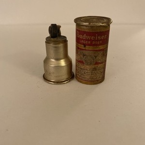 VINTAGE RARE MINIATURE BUDWEISER CAN LIGHTER