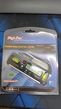 Digi-Pas DWL-80E Pocket Size Digital Level Precision Magnetic Mini New