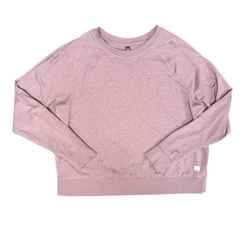 Vuori Langarm Halo Crew Pullover DreamKnit meliert lila pink Große L - Bild 3 von 9