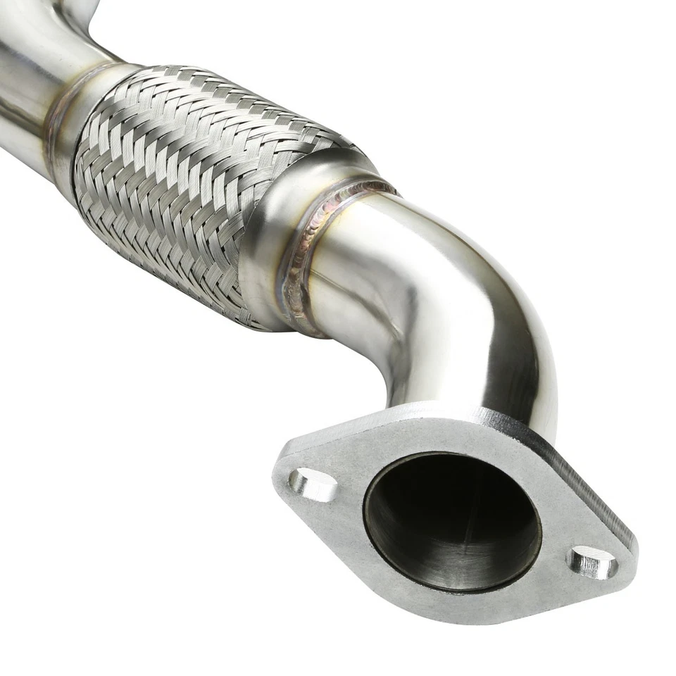 For 09-19 Nissan 370Z Z34 Fairlady Z Dual 4.5"Muffler Rolled Tip Catback Exhaust - Image 4 of 4