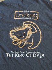 Rare VTG The Lion King 2003 Special Edition DVD Release T Shirt 2000s Disney L