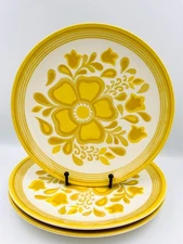 Vintage Royal China Ironstone Dinner Plate in Damsel Pattern - 3 available
