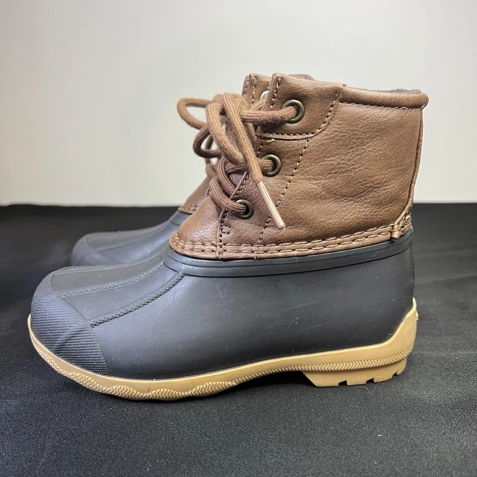 Botas Sperry Port Duck para niños pequeños 10M resistentes al agua botas de barro para lluvia al aire libre Foto 4 de 4