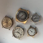LOT OF 5 VINTAGE Mechanical MENS TIMEX WATCHES Sold As Is For Parts