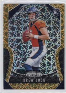 2019 Panini Prizm Rookies Lazer Prizm Drew Lock #304 Rookie RC