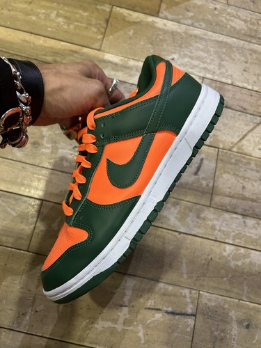 Size 9.5 - Nike Dunk Low Miami Hurricanes - Picture 3 of 11