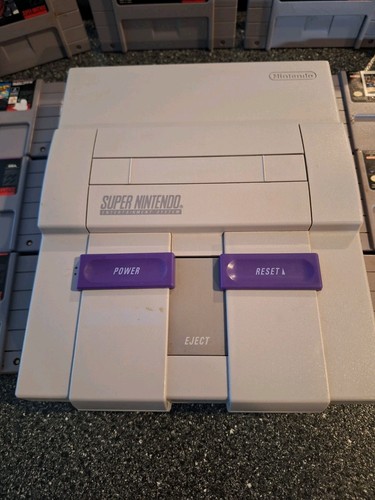 Super Nintendo SNES Console Bundle Lot of Games TESTED WORKING 1991 Gray! - Picture 2 of 12