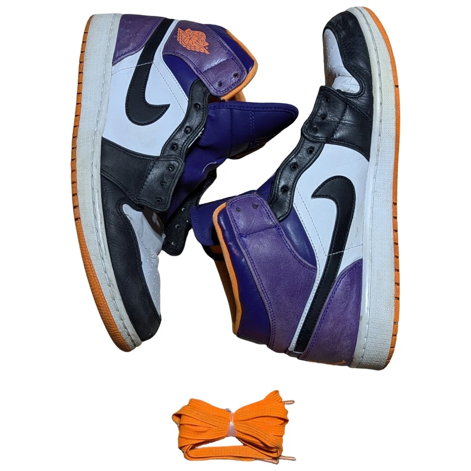 Talla 11.5 - Air Jordan 1 Mid Phoenix Suns  Foto 3 de 4