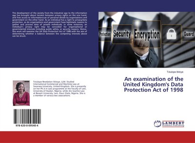 Tolulope Ibitoye | An examination of the United Kingdom's Data Protection Act...