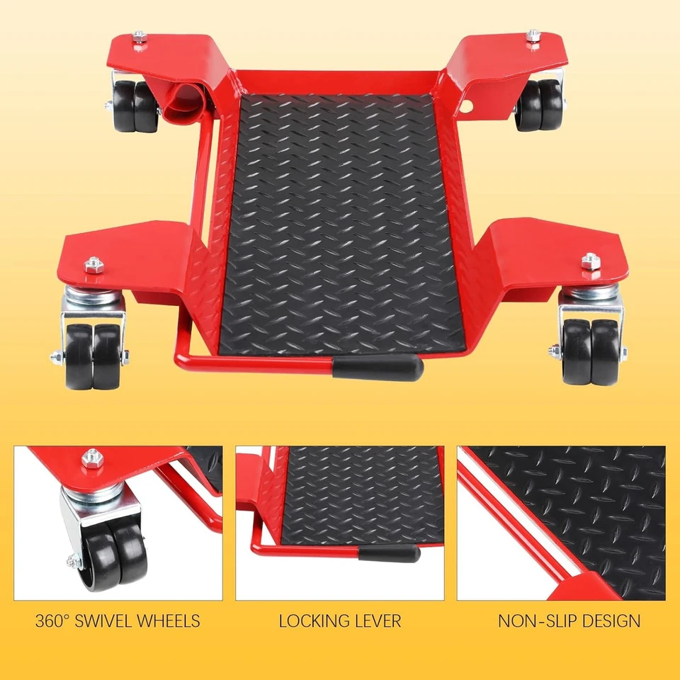 Motorcycle Center Stand with 360° Casters For Yamaha FZ1 FZR 600 1000 1100 FJR - Image 3 of 4