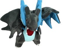 Pokemon Mega Charizard X plush 10" poseable wings stuffed dragon 2014