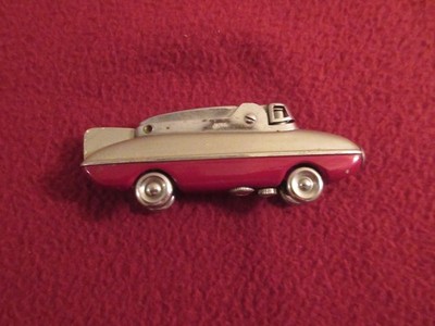 Rare Vintage Sarome Blue-Bird Car Lighter 1960's (SILVER/MAROON)