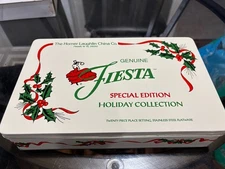 Genuine Fiesta Special Edition Holiday Collection- Twenty Piece Place Setting