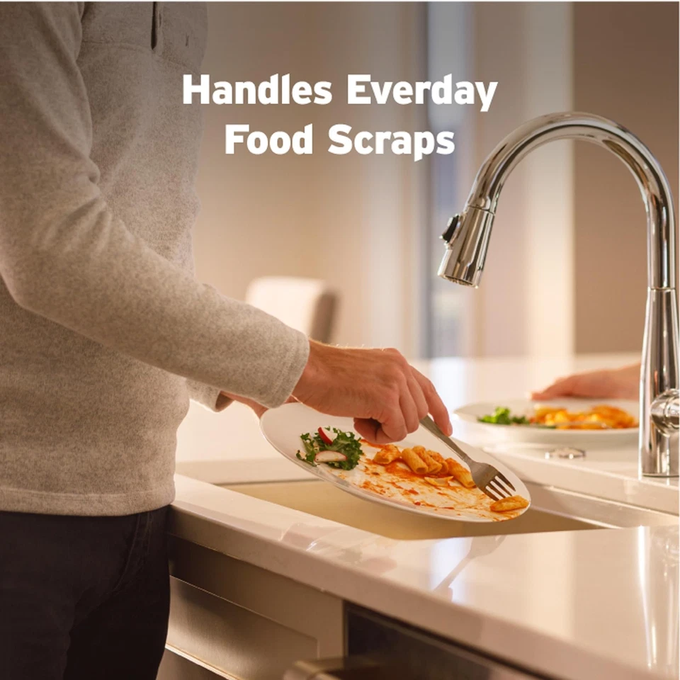 Badger 5XP eliminação de lixo, série padrão 3/4 HP alimentação contínua desperdício de alimentos... - Imagem 4 de 4