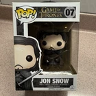 FUNKO POP ! JOHN SNOW 07 Collectible GAME OF THRONES New-in-Box JJL 160928