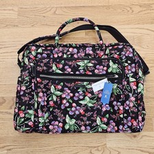 Vera Bradley Iconic Grand Weekender Travel Bag Winter Berry New with Tags NWT