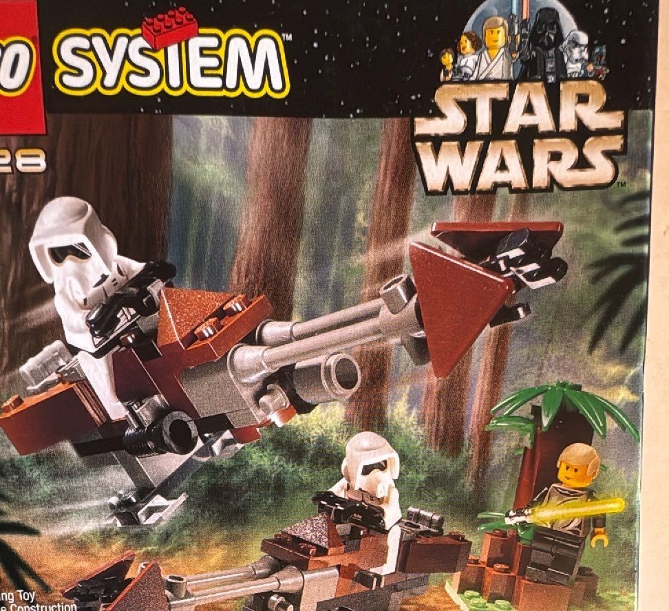 LEGO Star Wars 7128 Speeder Bikes 1999 New Sealed 90 Pieces