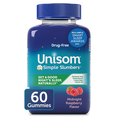 #ad #ad Unisom Simple Slumbers Midnight Raspberry 60 Gummies Sealed 5mg Melatonin 3 2026 $6.37