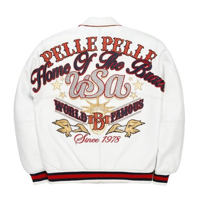 #ad Pelle Pelle Home Of Brave Jacket in Real Cowhide Leather All Size Available $550.00