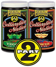 FoxFarm Cultivation Nation Flower & Veggie For Soil 150g Each  MAKES 147 GALLONS