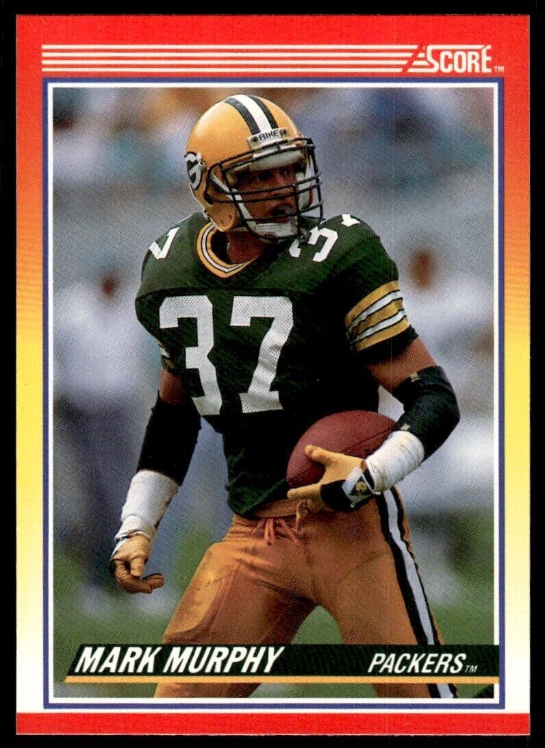 1990 SCORE NFL FOOTBALL Trading Card #241 --- MARK MURPHY, Green Bay Packers 🤩