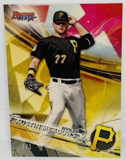 Marketplace image: 2017 Bowman's Best Austin Meadows 1/1 SUPERFRACTOR Rookie PIT Pirates DET Tigers