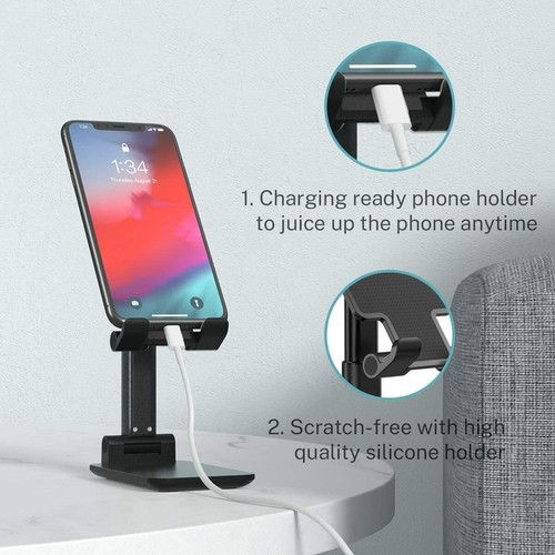Mobile Phone Holder Stand Desktop Portable Table Desk Mount For iPhone iPad Tab - 第 8/26 張圖片