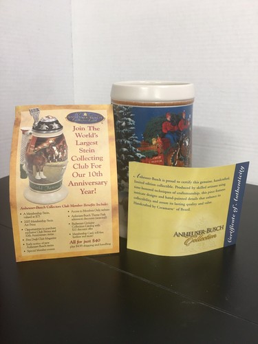2005 Anheuser Busch Budweiser Holiday Stein - Picture 9 of 9