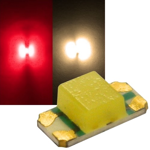 SMD LEDs 2 Chip STEUERBAR / DUO-LED Smds multicolour Bi-Color mini 0603... Lok - Bild 52 von 70