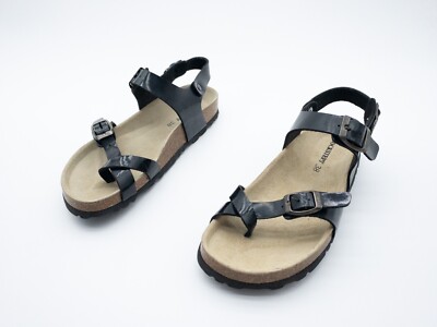 DOCKSTEPS Damen Sandale Riemchensandale Sommerschuh schwarz Gr38 EU Art 16878-98