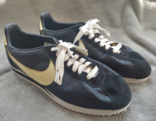 Nike Cortez Nylon Premium Black Gold 