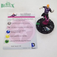 Heroclix War of Light set Guy Gardner Star Sapphires 030a Uncommon fig w/card