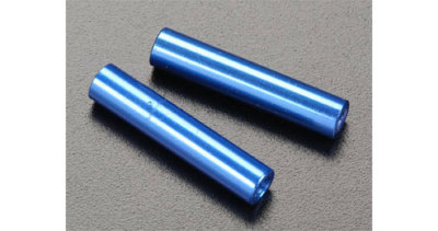 Traxxas T-Maxx 2.5, 3.3, & E-Maxx Blue Aluminum Bulkhead Braces by Integy