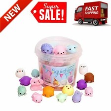 Squishies Squishy Toy 24 PCs Party Favors For Kids Mochi Squishy Toy moji Kids