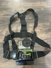 GoPro Hero 4 Silver Action Camera w/ Body Harness Case Bundle Q3 