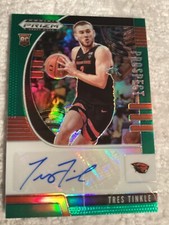 2020-21 Panini Prizm Draft Picks Prospect Green Tres Tinkle #PA-TT.1 Auto