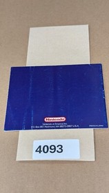 Pin Bot - Nintendo NES- Manual Only **NO GAME!